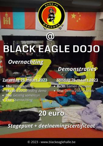 Kung Fu Dragons @ Black Eagle Dojo - 25 en 26 maart 2023