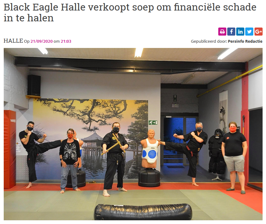 Black Eagle Halle verkoopt soep om financiële schade in te halen