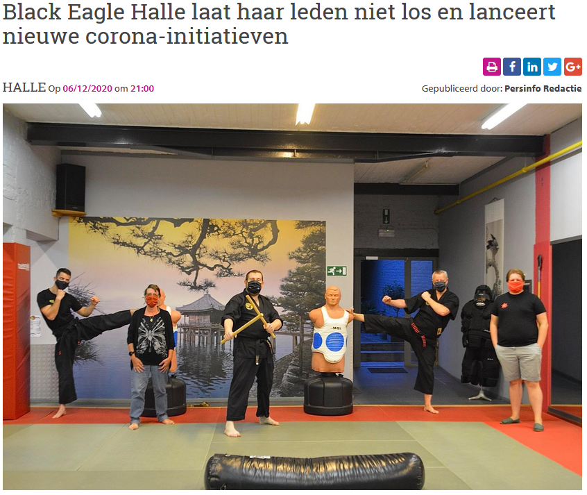 Black Eagle Halle laat haar leden niet los en lanceert nieuwe corona-initiatieven