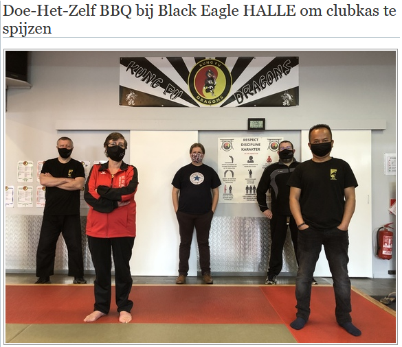 Doe-Het-Zelf BBQ bij Black Eagle HALLE om clubkas te spijzen