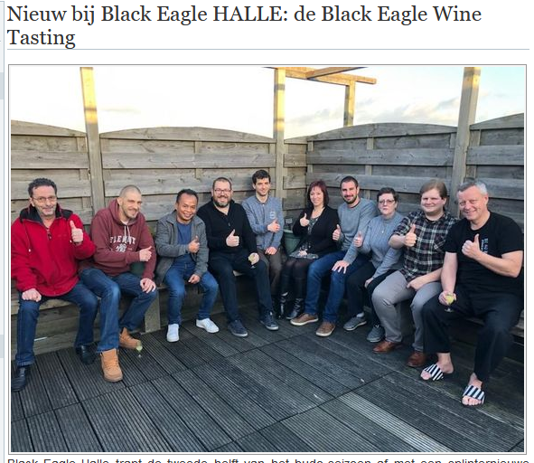 Nieuw bij Black Eagle HALLE: de Black Eagle Wine Tasting