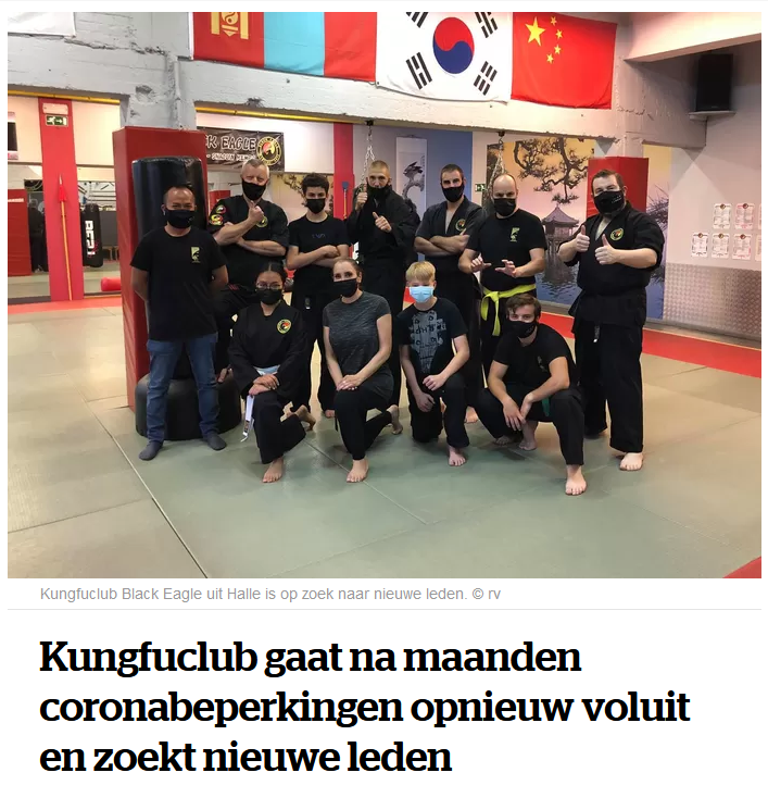 Kungfuclub gaat na maanden coronabeperkingen opnieuw voluit en zoekt nieuwe leden