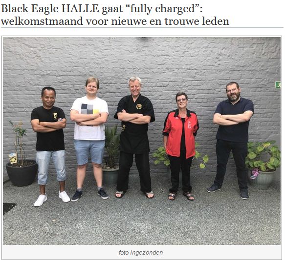 Black Eagle HALLE gaat “fully charged”: welkomstmaand voor nieuwe en trouwe leden