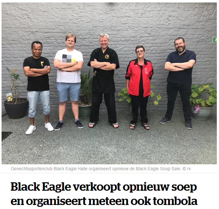 Black Eagle verkoopt opnieuw soep en organiseert meteen ook tombola