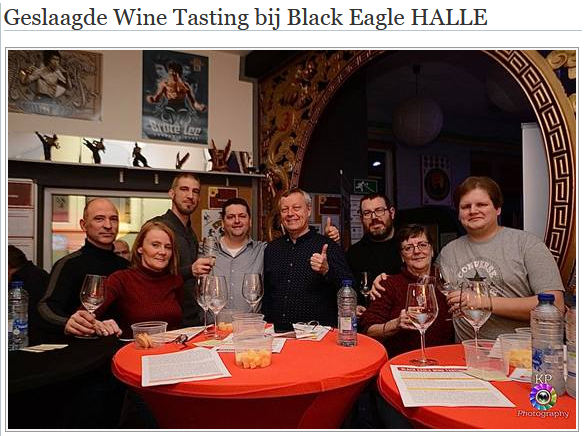 Geslaagde Wine Tasting bij Black Eagle HALLE