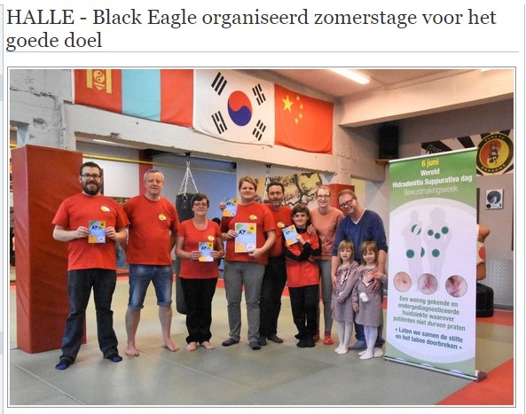 HALLE - Black Eagle organiseerd zomerstage voor het goede doel