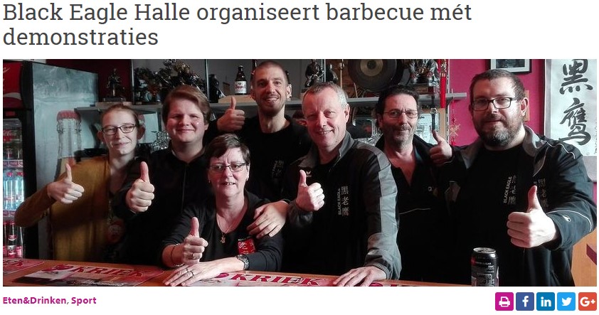 Black Eagle Halle organiseert barbecue mét demonstraties