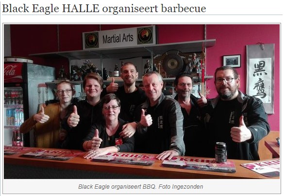 Black Eagle HALLE organiseert barbecue