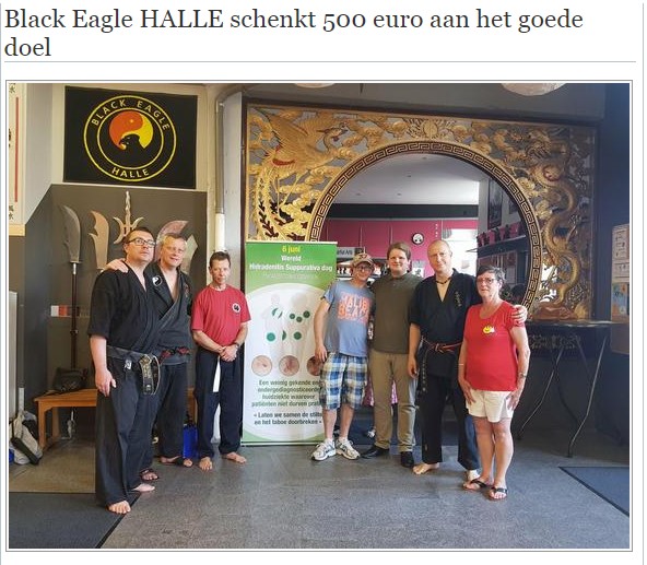 Black Eagle schenkt 500 euro aan goede doel