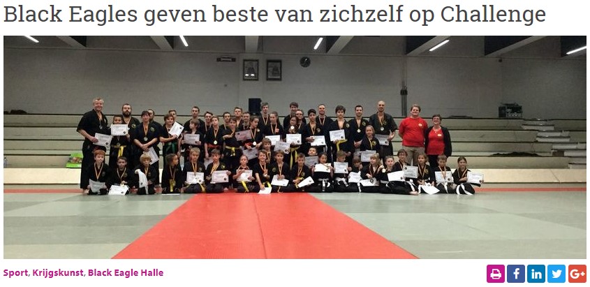 Black Eagles geven beste van zichzelf op Challenge