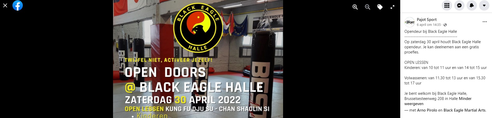Opendeur bij Black Eagle Halle