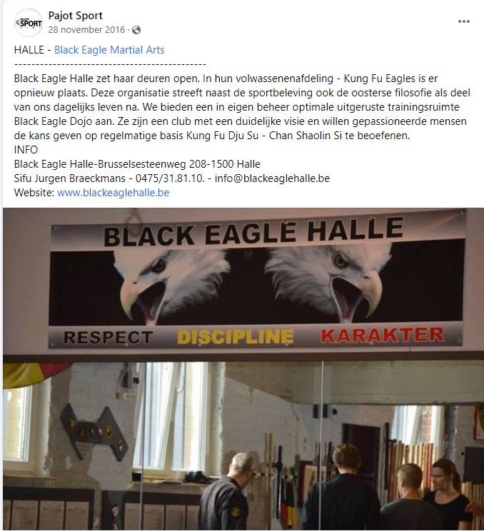 Black Eagle Halle zet haar deuren open