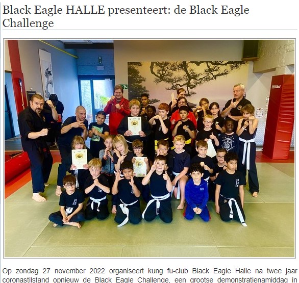 Black Eagle HALLE presenteert: de Black Eagle Challenge