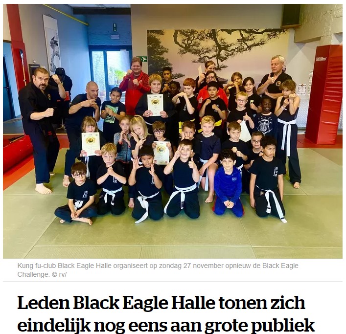 Leden Black Eagle Halle tonen zich eindelijk nog eens aan grote publiek
