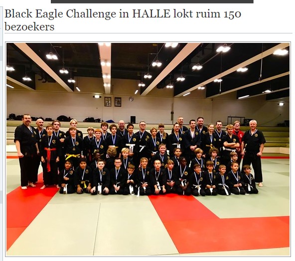 Black Eagle Challenge in HALLE lokt ruim 150 bezoekers