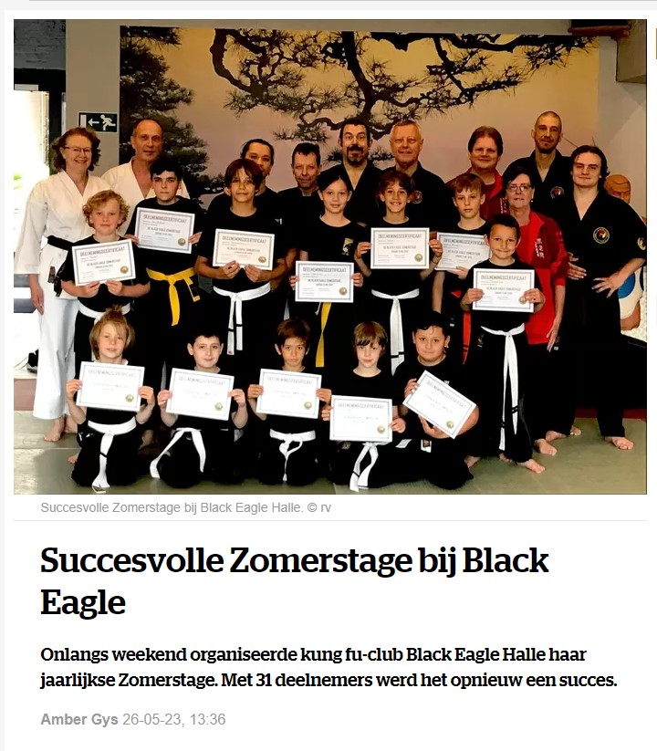 Succesvolle Zomerstage bij Black Eagle