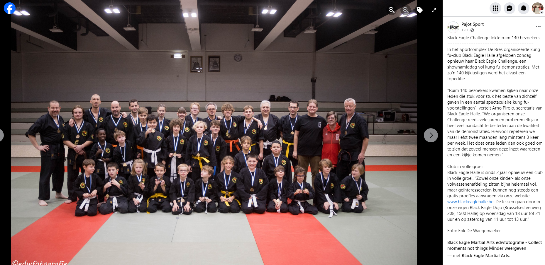 Black Eagle Challenge lokte ruim 140 bezoekers