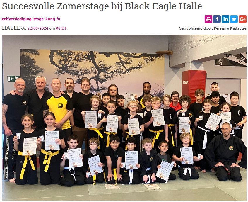 Succesvolle Zomerstage bij Black Eagle Halle