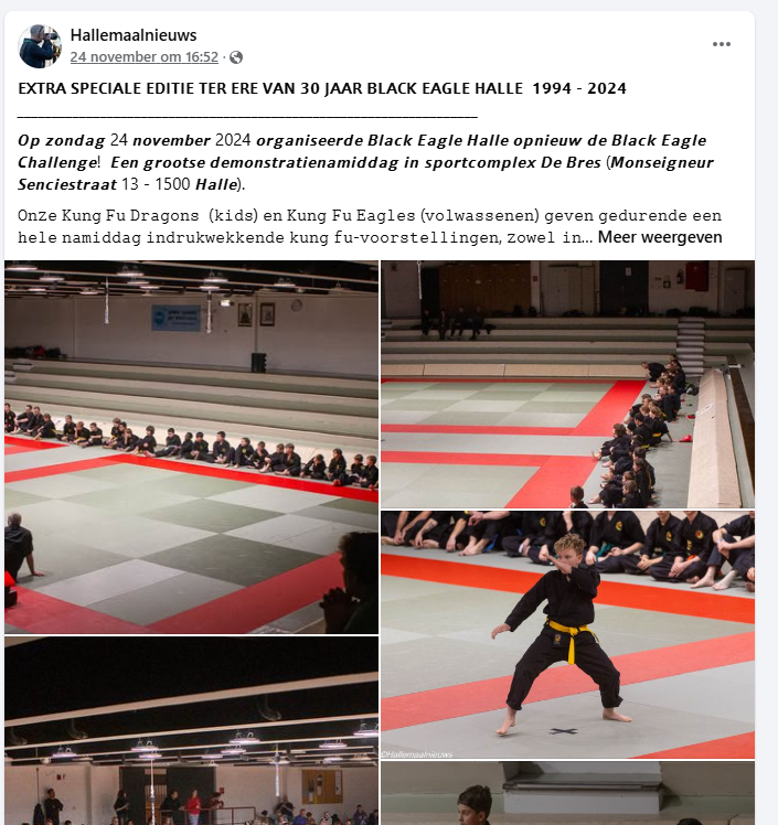 EXTRA SPECIALE EDITIE TER ERE VAN 30 JAAR BLACK EAGLE HALLE 1994-2024