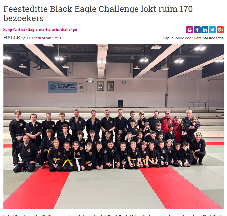 Feesteditie Black Eagle Challenge lokt ruim 170 bezoekers