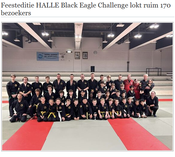Feesteditie HALLE Black Eagle Challenge lokt ruim 170 bezoekers