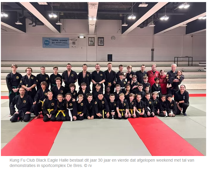 Kung fu-club Black Eagle Halle viert 30ste verjaardag
