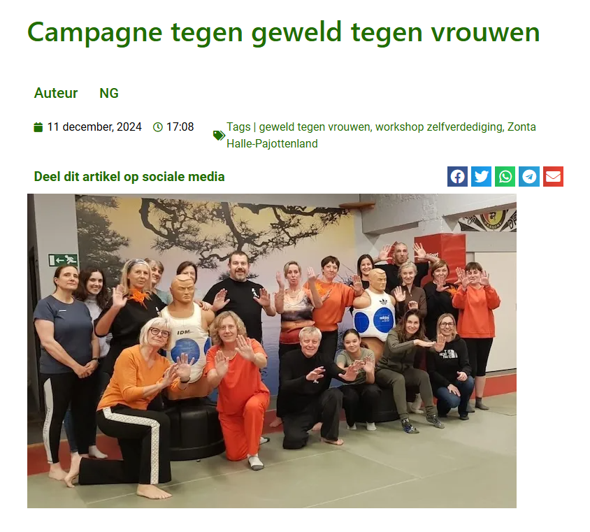 Campagne tegen geweld tegen vrouwen