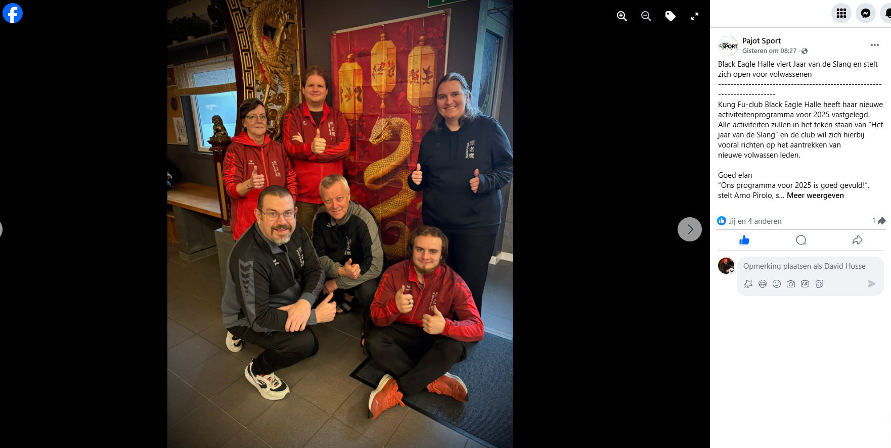 Black Eagle Halle viert Jaar van de Slang en stelt zich open voor volwassenen