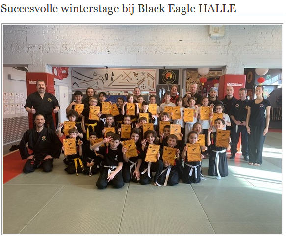 Succesvolle winterstage bij Black Eagle HALLE