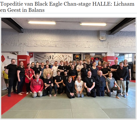 Topeditie van Black Eagle Chan-stage HALLE: Lichaam en Geest in Balans