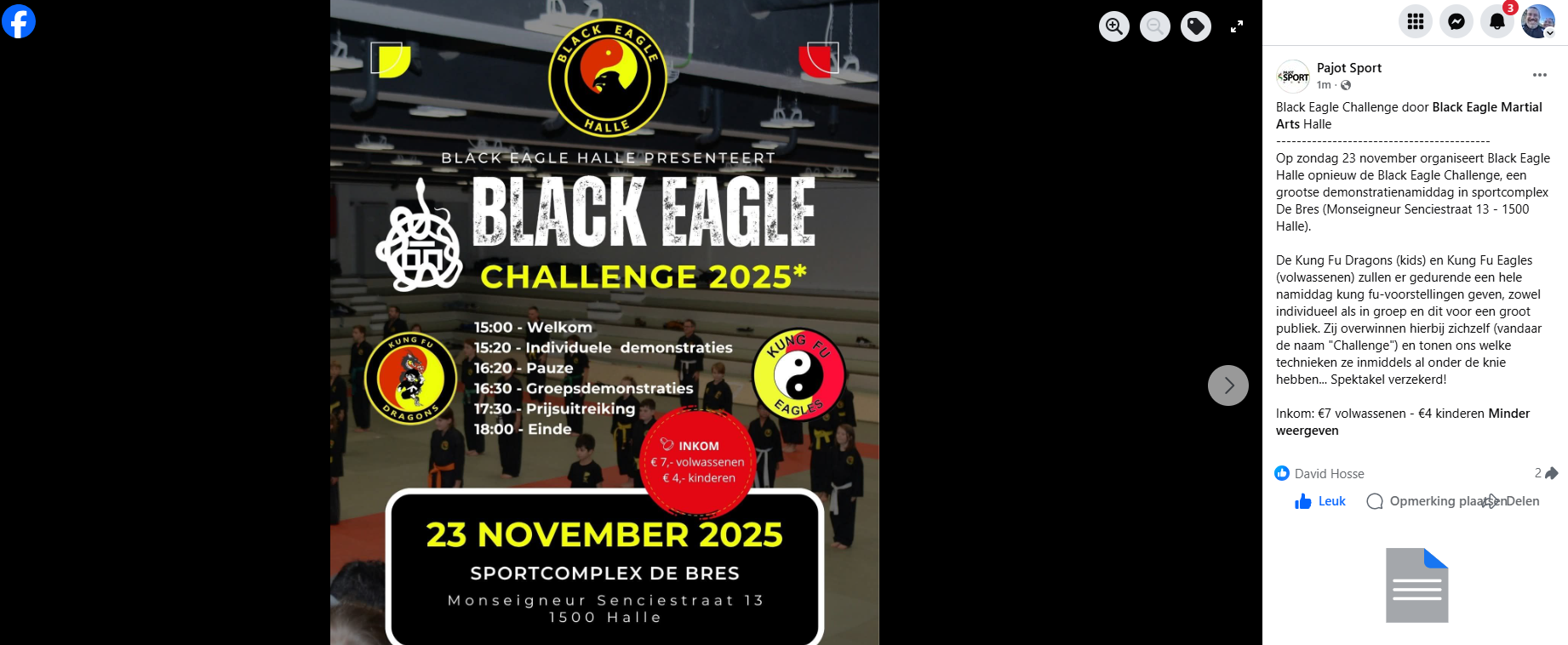 Black Eagle Challenge door Black Eagle Martial Arts Halle