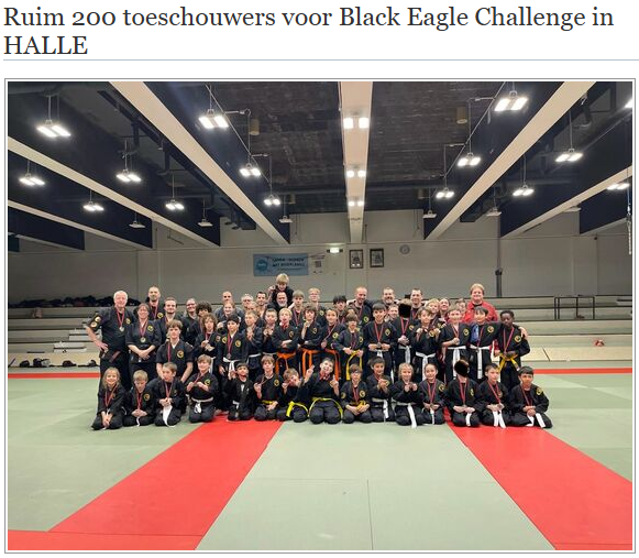 Ruim 200 toeschouwers voor Black Eagle Challenge in HALLE
