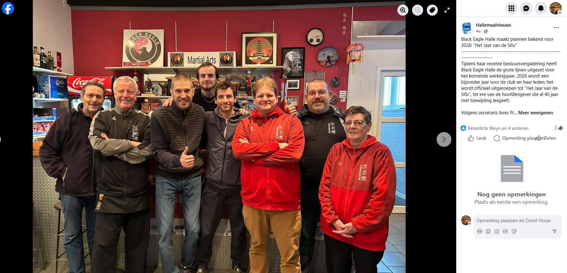 Black Eagle Halle maakt plannen bekend voor 2026: “Het Jaar van de Sifu”