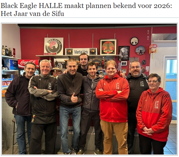 Black Eagle HALLE maakt plannen bekend voor 2026: Het Jaar van de Sifu