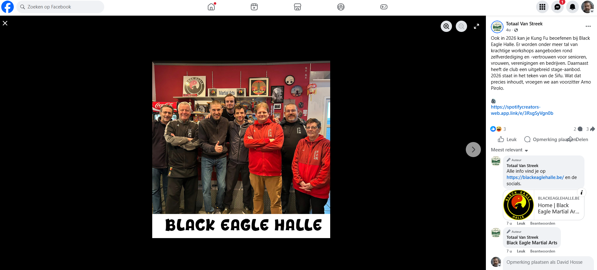 Ook in 2026 kan je Kung Fu beoefenen bij Black Eagle Halle.
