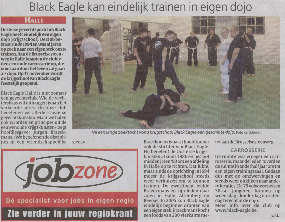 Black Eagle kan eindelijk trainen in eigen dojo