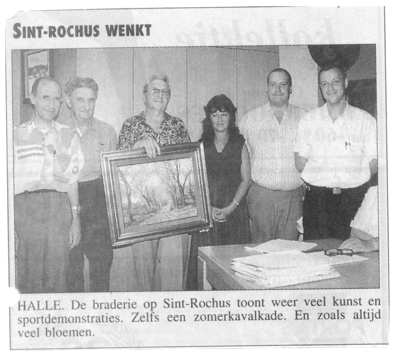 Sint-Rochus wenkt